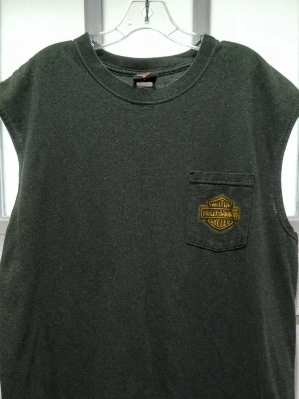 Vintage Harley Davidson Men Double Sided T-Shirt Size XL Kansas City